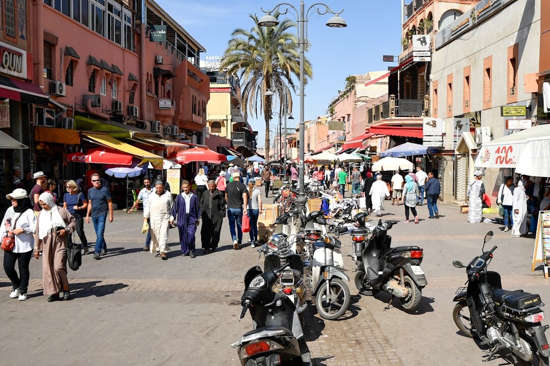 african market scene