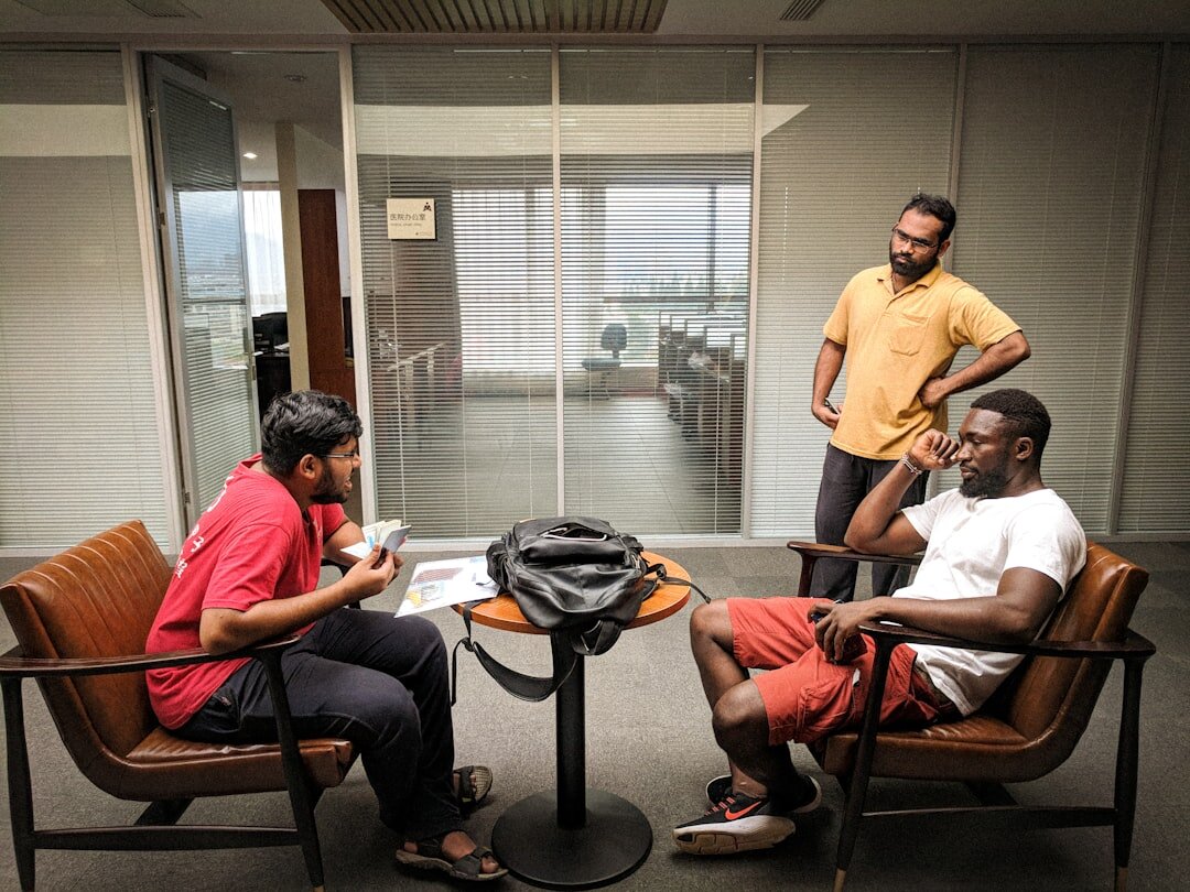african startup team collaborating